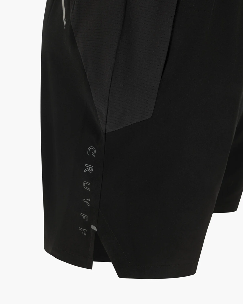 Cruyff Men's Flame Shorts in Black-4