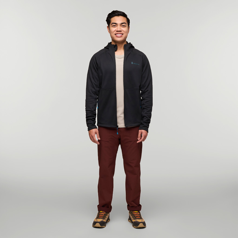 Cotopaxi Men's Tempa Fleece Hooded Jacket in Black-11