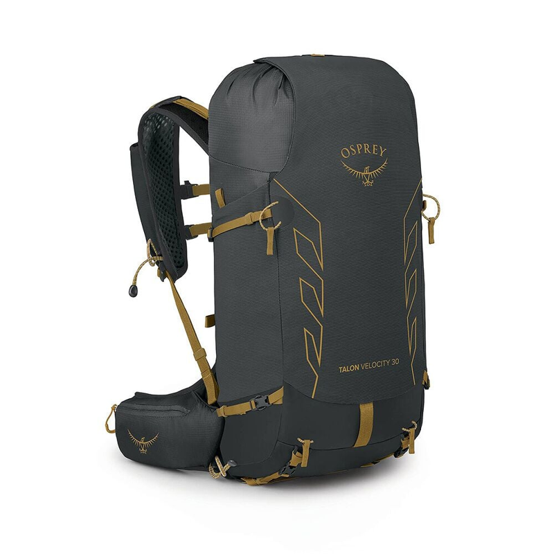 Osprey Talon Velocity 30 in Dark Charcoal/Tumbleweed Yellow
