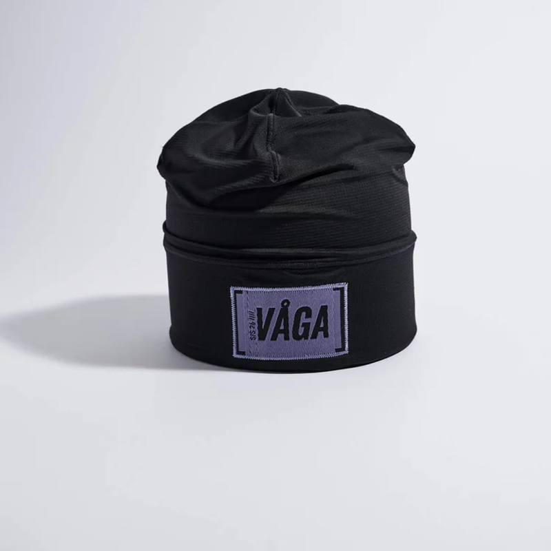 Vaga Lightweight Supersoft Skull Cap in Black-2