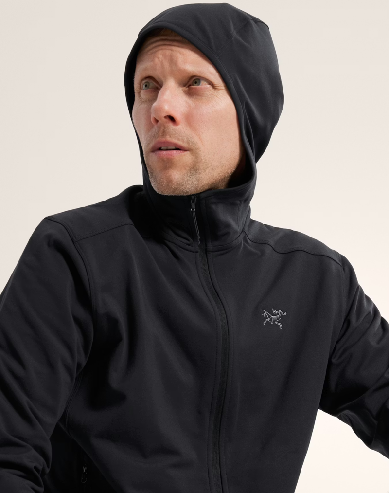 Arc'teryx Men's Kyanite Lightweight Hoody in Black-6