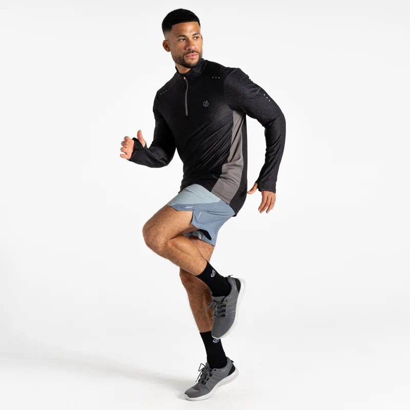 Dare2b Men's Power Up III Jersey in Black Marl-9