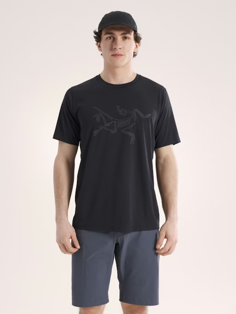 Arc'teryx Men's Cormac Logo Tee in Black-1