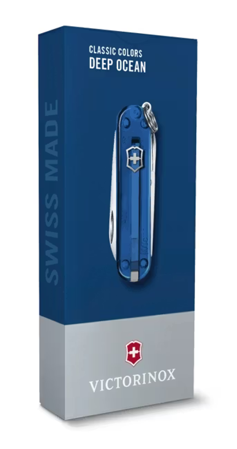 Victorinox Classic SD 58mm in Deep Ocean-3