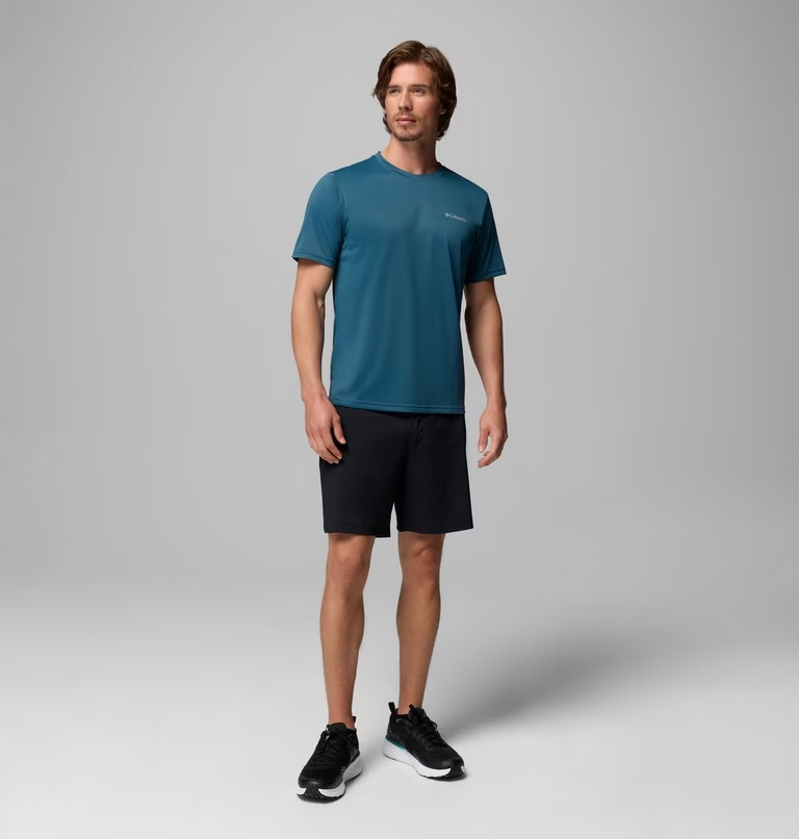 Columbia Men's Columbia Hike Crew Tee in Everblue-4