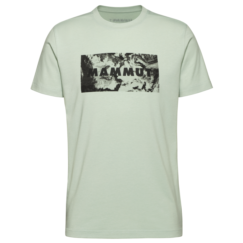 Mammut Men's Trovat Logo T-Shirt in Silver Sage
