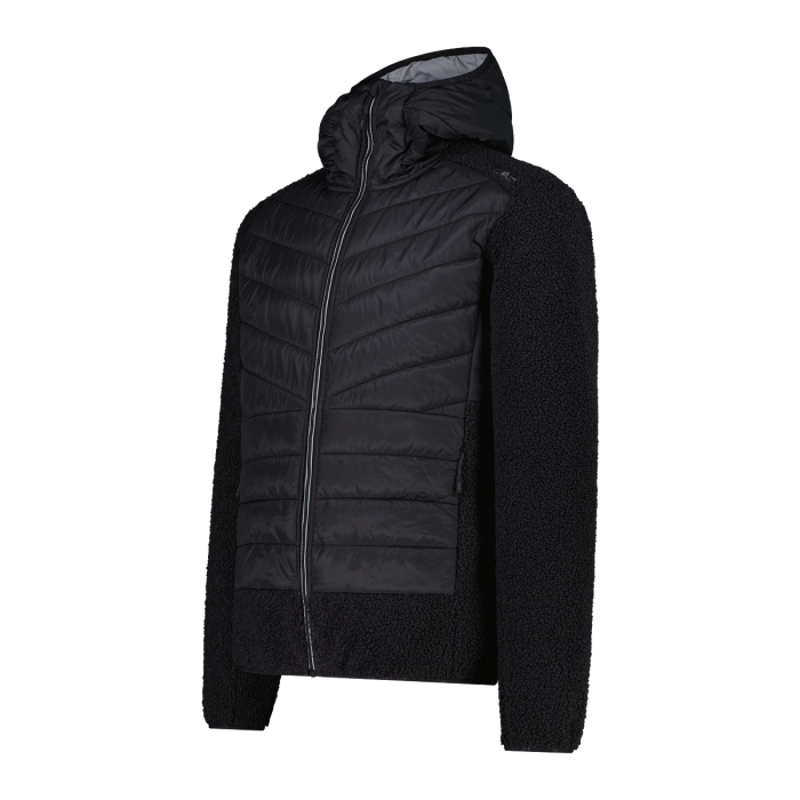 CMP Men's Unlimitech Hybrid Hooded Jacket in Antracite-1