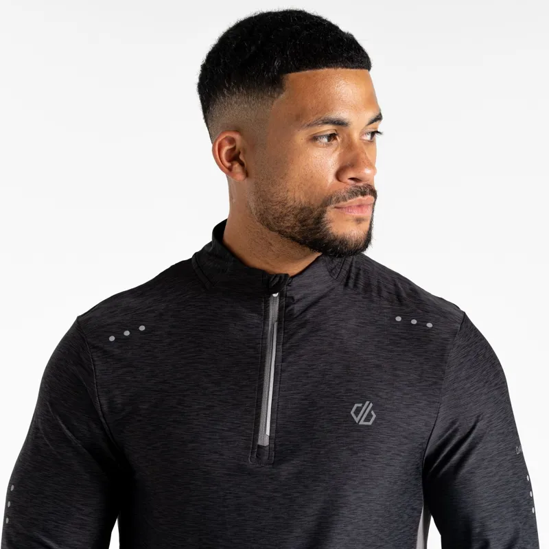 Dare2b Men's Power Up III Jersey in Black Marl-7