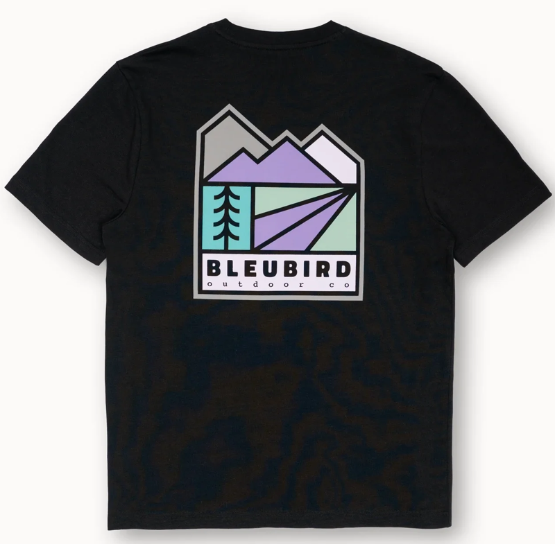 Bleubird Serra Tee in Black-1