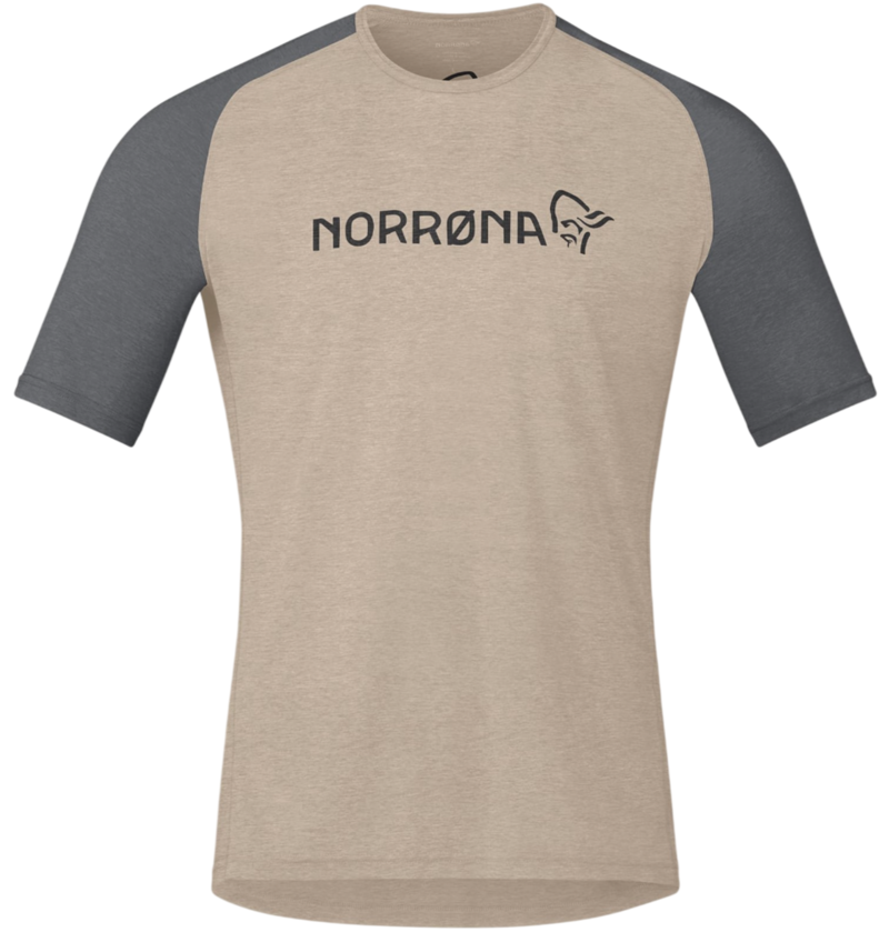 Norrona Men's Fjørå Equaliser Lightweight T-Shirt in Winter Twig/Beluga