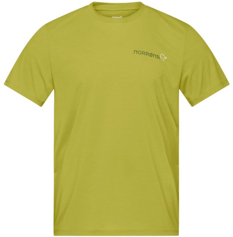 Norrona Men's Femund Tech T-Shirt in Golden Lime