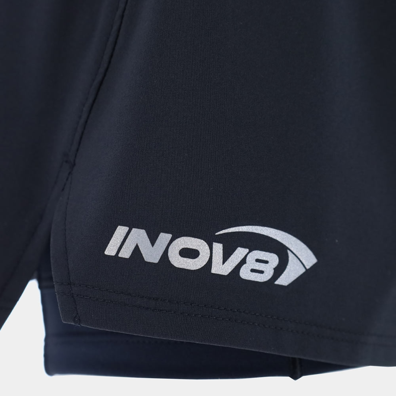  Inov-8 Women's Airlite 2-in-1 Shorts in Black-3