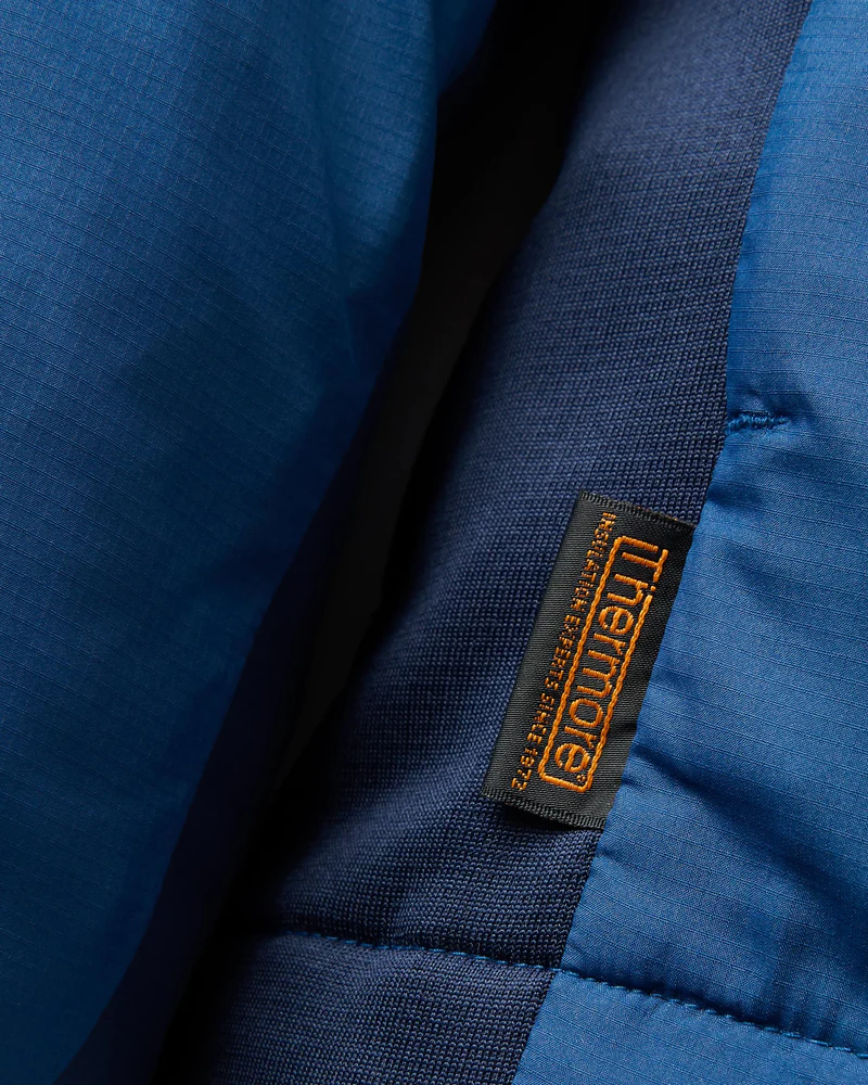 Passenger Men's Daybreak Lightweight Recycled Thermore Insulated Jacket in Rich Navy/Storm Grey/Dark Denim-2