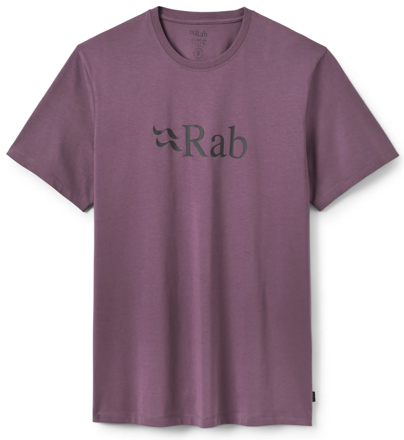 Rab Men's Stance Logo Tee in Dark Iris
