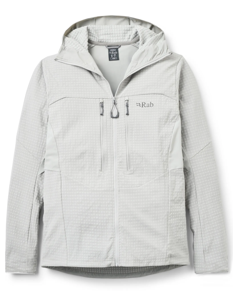 Rab Men's Ascendor Pro Hoody in Light Zinc