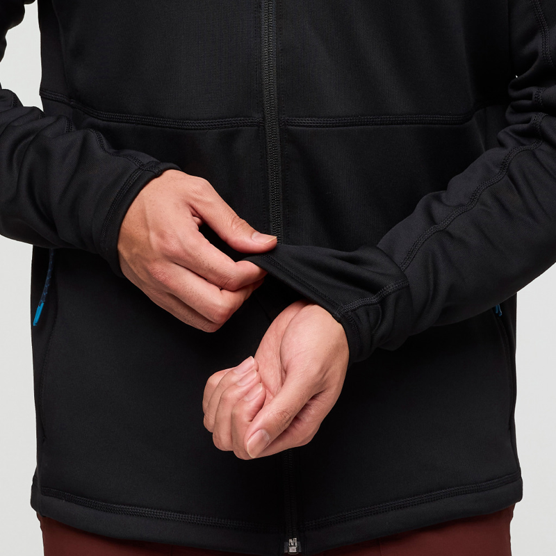Cotopaxi Men's Tempa Fleece Hooded Jacket in Black-7