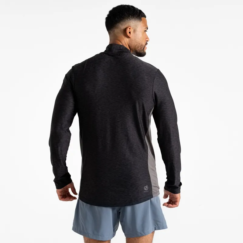 Dare2b Men's Power Up III Jersey in Black Marl-5