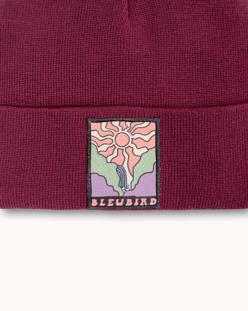 Bleubird Wilder Beanie in Berry-2