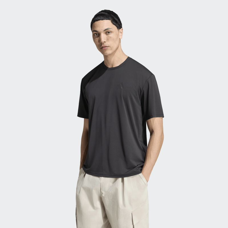 Adidas Men's MT Log Tech Tee in Black-1