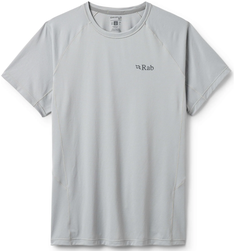 Rab Men's Sonic Tee in Light Zinc
