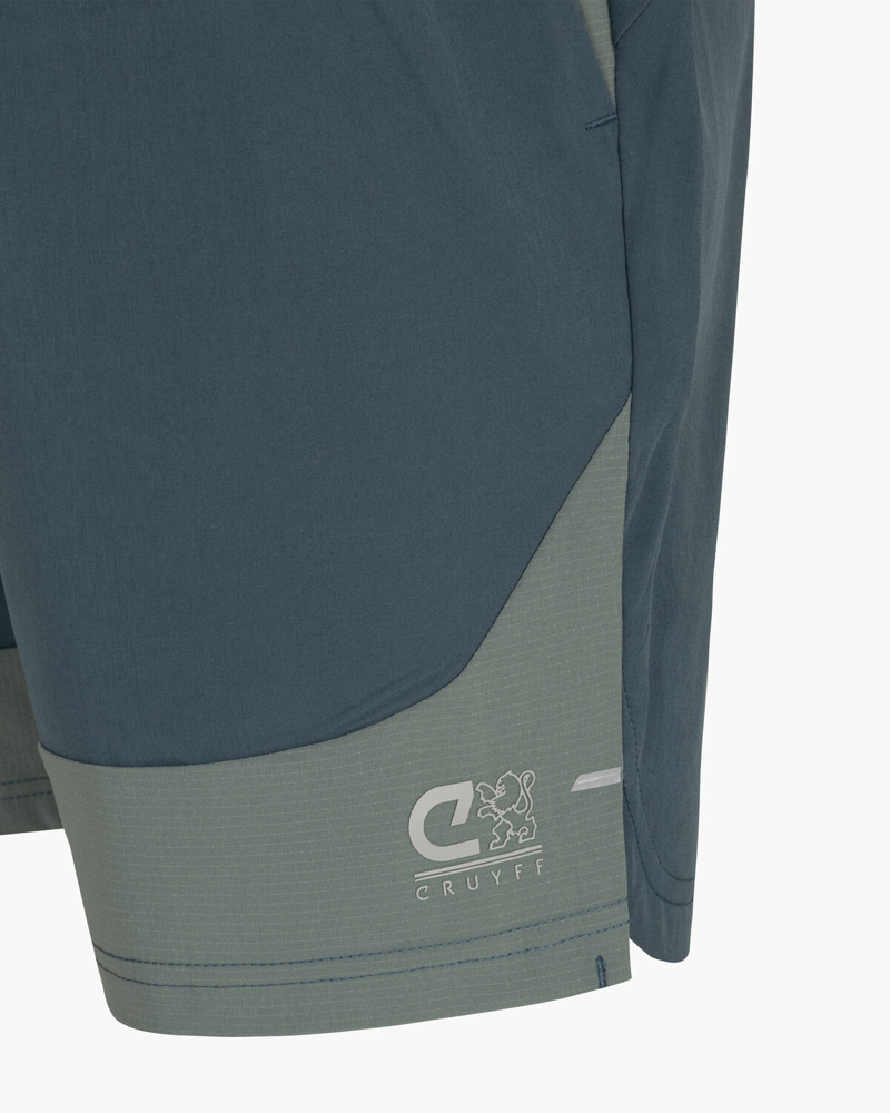 Cruyff Men's Agate Shorts in Slate Green-4