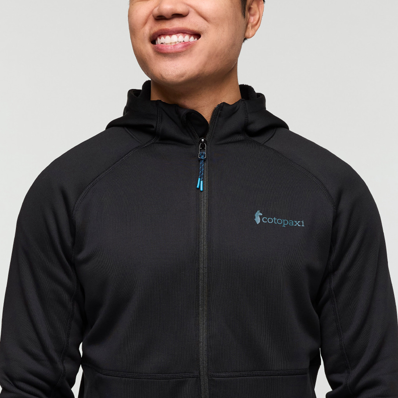 Cotopaxi Men's Tempa Fleece Hooded Jacket in Black-6