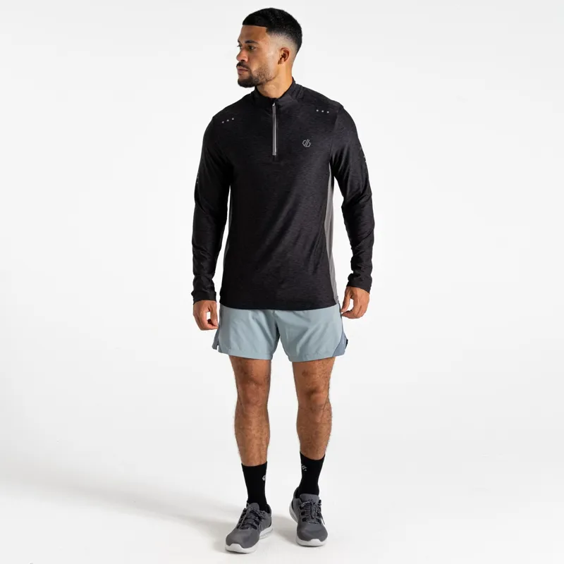 Dare2b Men's Power Up III Jersey in Black Marl-4