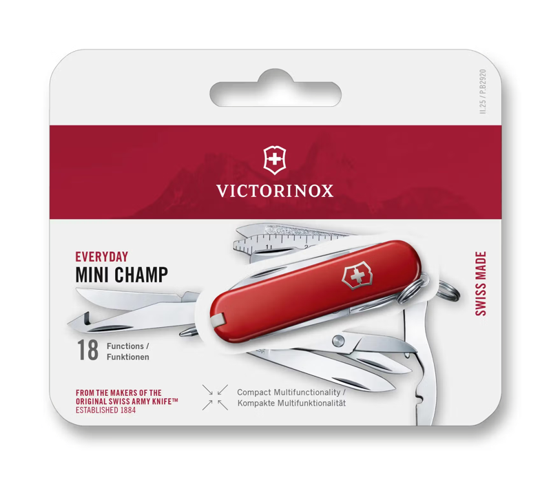 Victorinox Mini Champ 58mm in Red-2