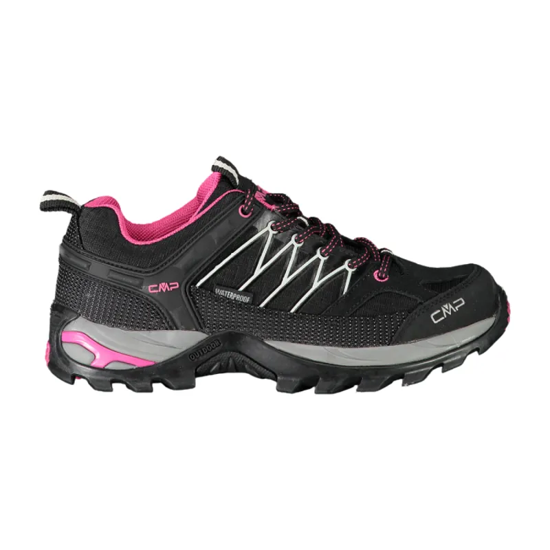 CMP Women's Rigel Low Waterproof in Black/Glacier Grey