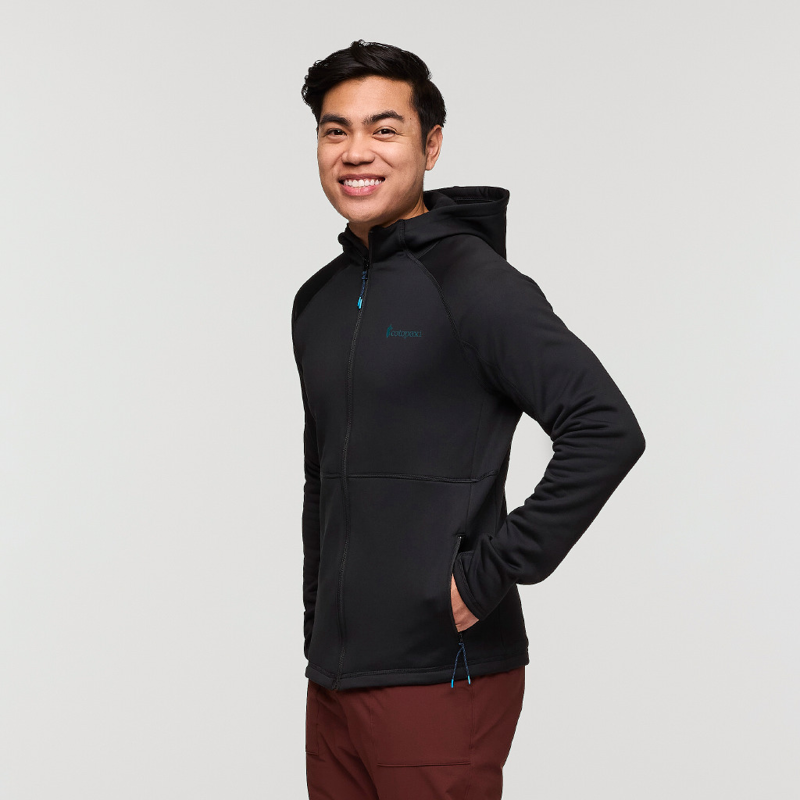 Cotopaxi Men's Tempa Fleece Hooded Jacket in Black-4