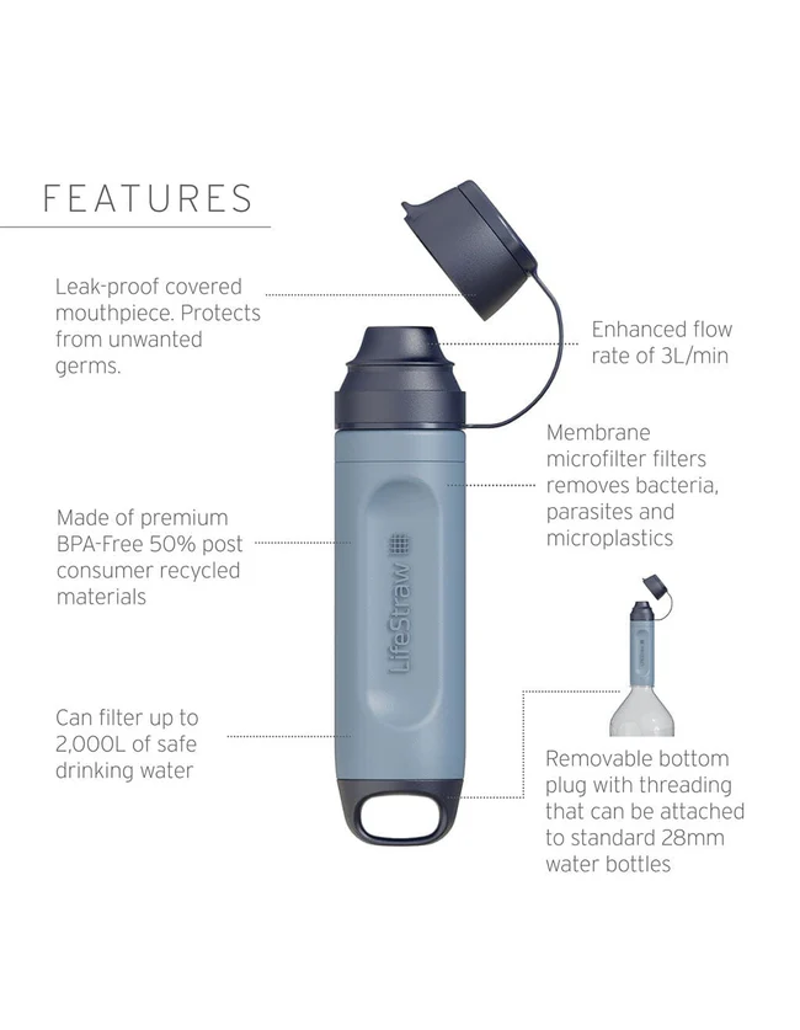 Lifestraw Peak Series Solo Personal Water Filter in Blue Raspberry-1