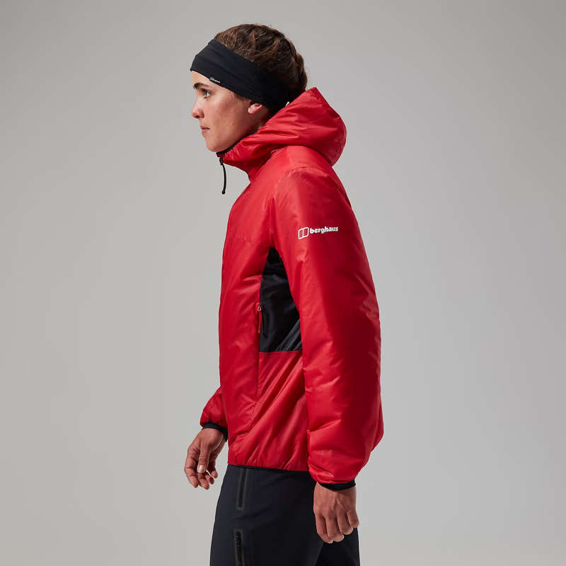 Berghaus Women's MTN Arete LB Synthetic Hoody in Red/Black-5