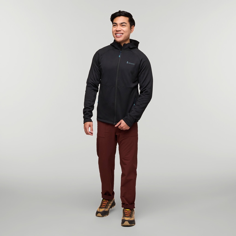 Cotopaxi Men's Tempa Fleece Hooded Jacket in Black-3