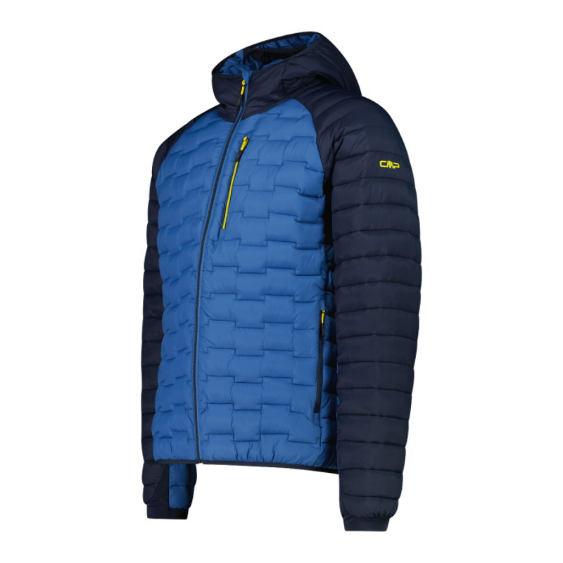 CMP Men's Sorona Padded Hooded Jacket in Bluestone-2