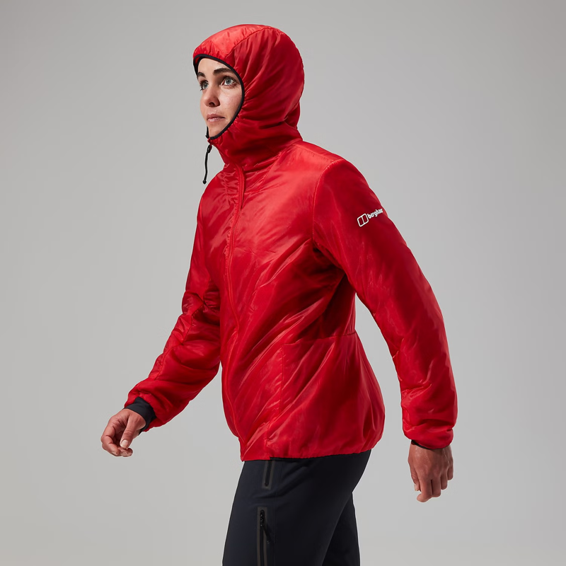 Berghaus Women's MTN Arete LB Synthetic Hoody in Red/Black-4