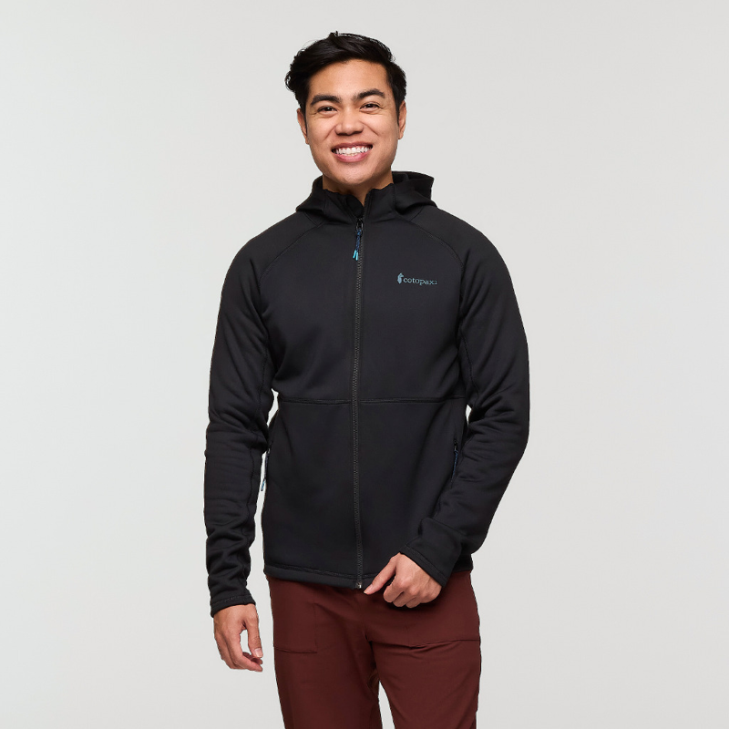 Cotopaxi Men's Tempa Fleece Hooded Jacket in Black-2