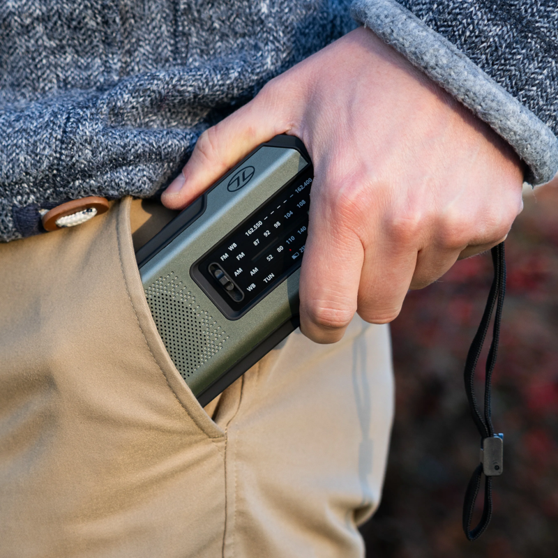 Highlander Universal Survival Emergency Hub - Powerbank/Torch/Radio/SOS-12