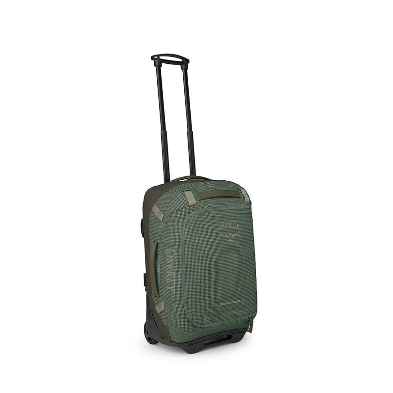 Osprey Transporter Wheeled Duffel 40 in Pine Leaf/Earl Grey