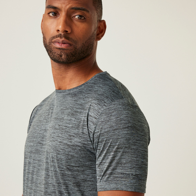 Regatta Men's Fingal Edition Marl Tee in Stormy Weather-6