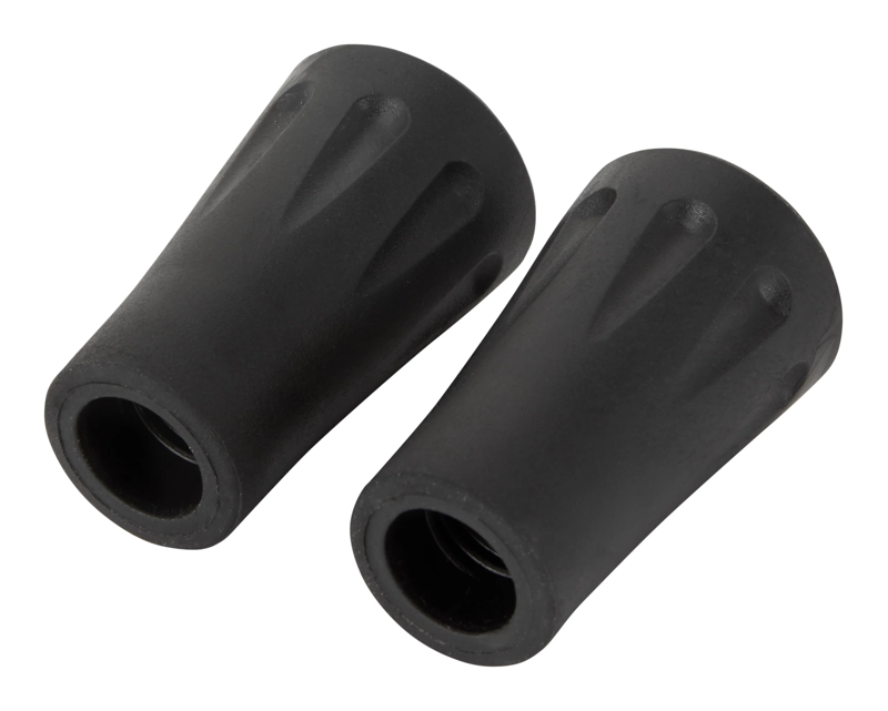Trekmates Rubber Tip Ferrules in Black - Pair