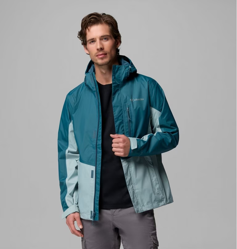 Columbia Men's Pouring Adventure III Jacket in Everblue/Crushed Blue-1