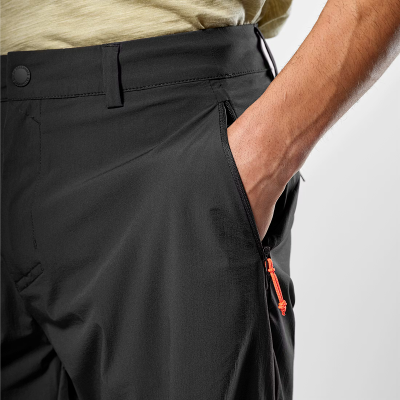Salewa Men's Puez Talveno Durastretch Shorts in Black Out-7