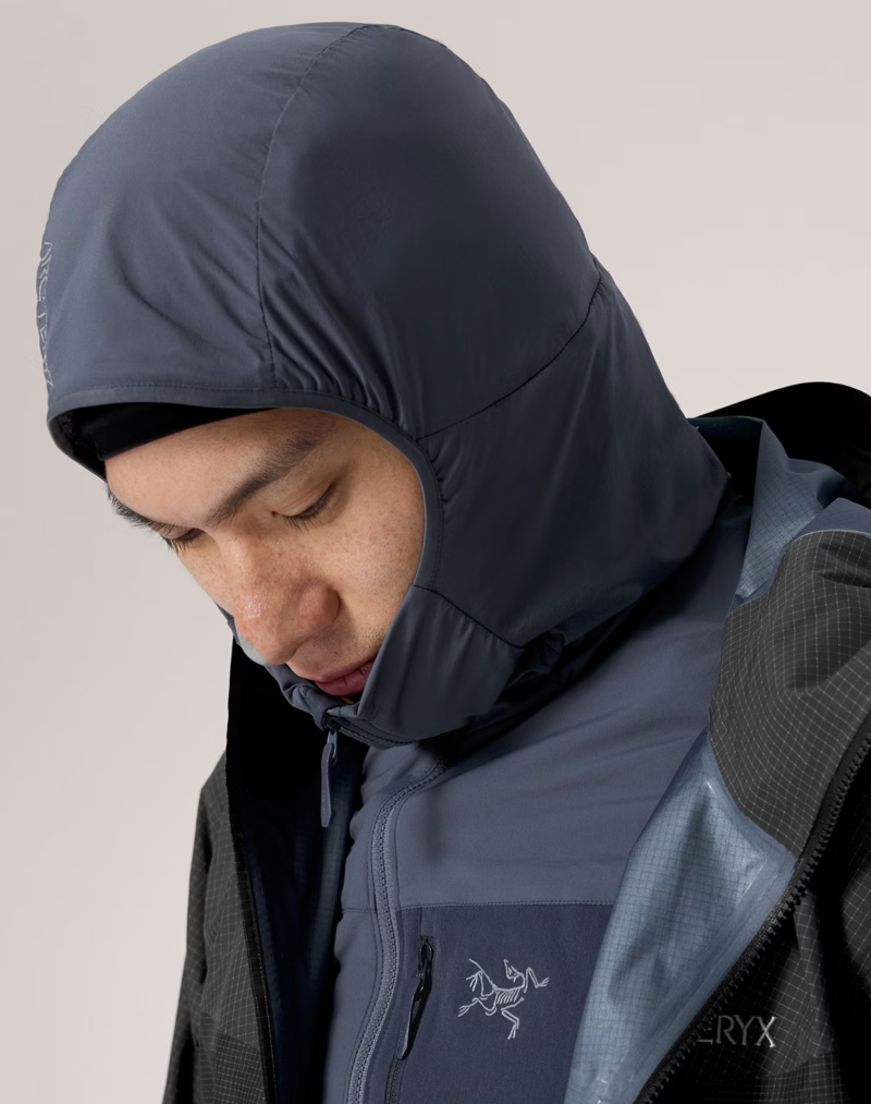 Arc'teryx Men's Proton SL Hoody in Dark Stratus/Black Sapphire-6
