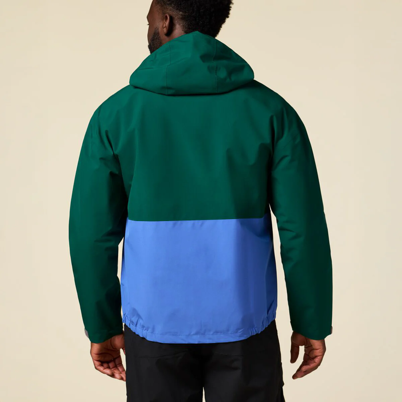 Cotopaxi Men's Cielo Rain Jacket in Kale and Malachite-4
