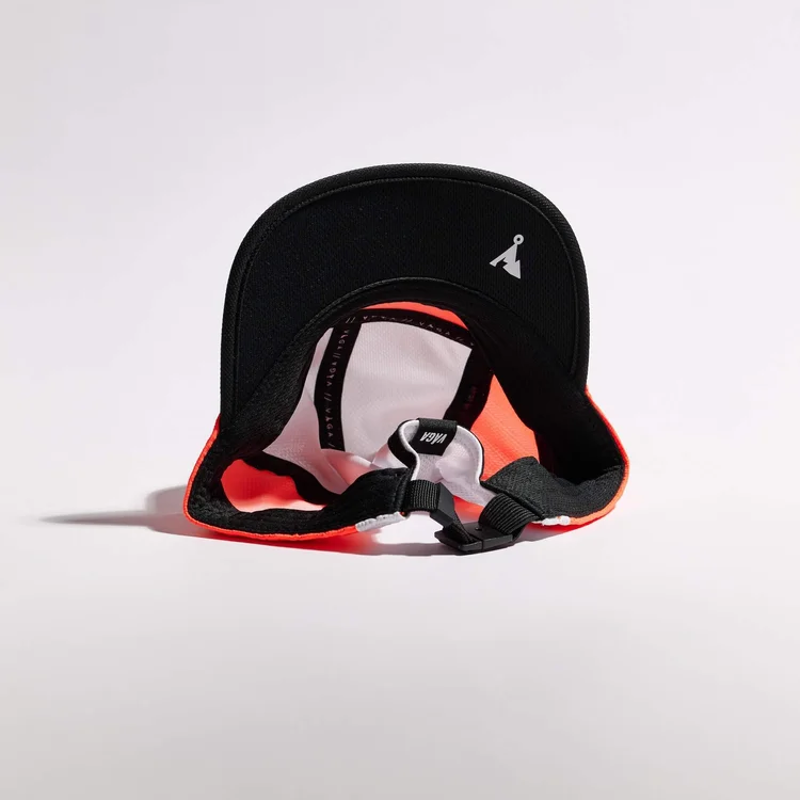 Vaga Club Cap in White/Coral/Neon Peach-3