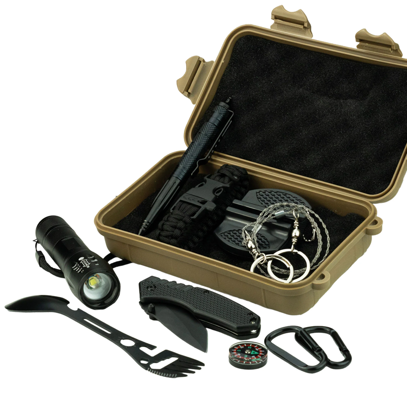 Highlander Survival Kit With Waterproof Case-2