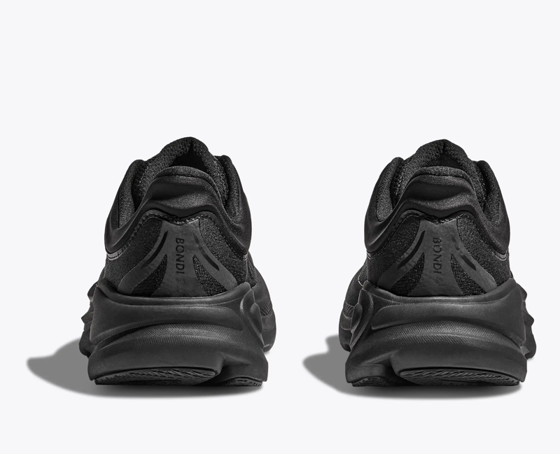 Hoka Men's Bondi 9 Wide in Black/Black-7
