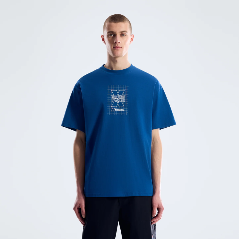 Berghaus Kara-Su Sketch Tee in Blue-1