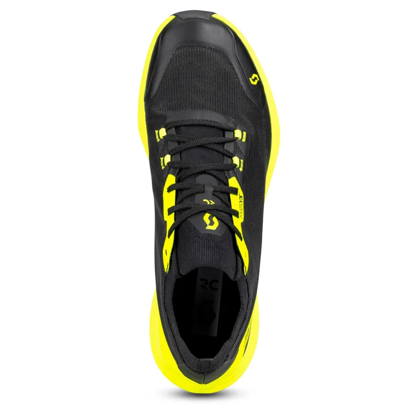 Scott Men's Supertrac RC 3 Shoes in Black/Safety Yellow-4