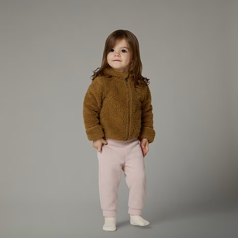 The North Face Baby Campshire Full-Zip Hoodie in Teddy Brown-9